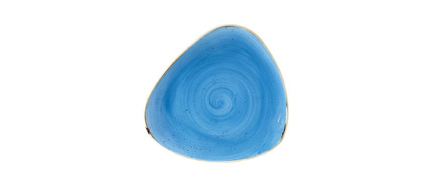 PIATTO PIANO TRI.BLU26.5CM CH.STONECAST