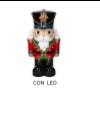 SOLDATINO IN RESINA ROSSO CON LED CM33X25XH61,5