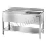 LAVELLO CON RIPIANO Cm 100 x 60 x 95 h LTB106L1 VT33