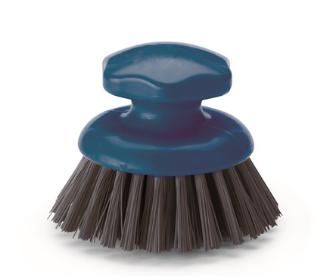 SPAZZOLA ROTONDA BLU SCURO SETOLA