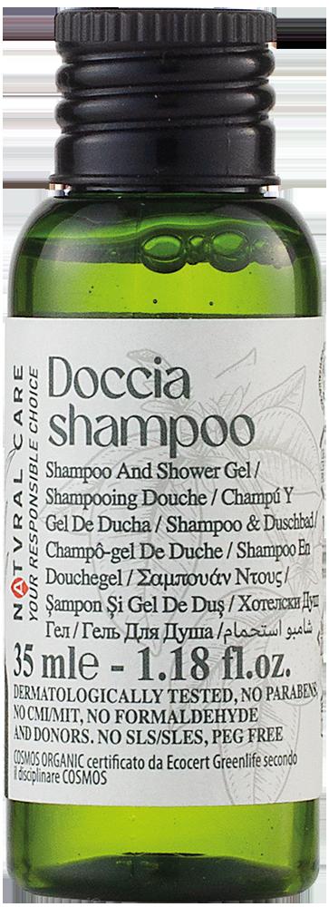 FLACONE DOCCIA/SHAMPOO NATURAL CARE 35ML CF=286PZ