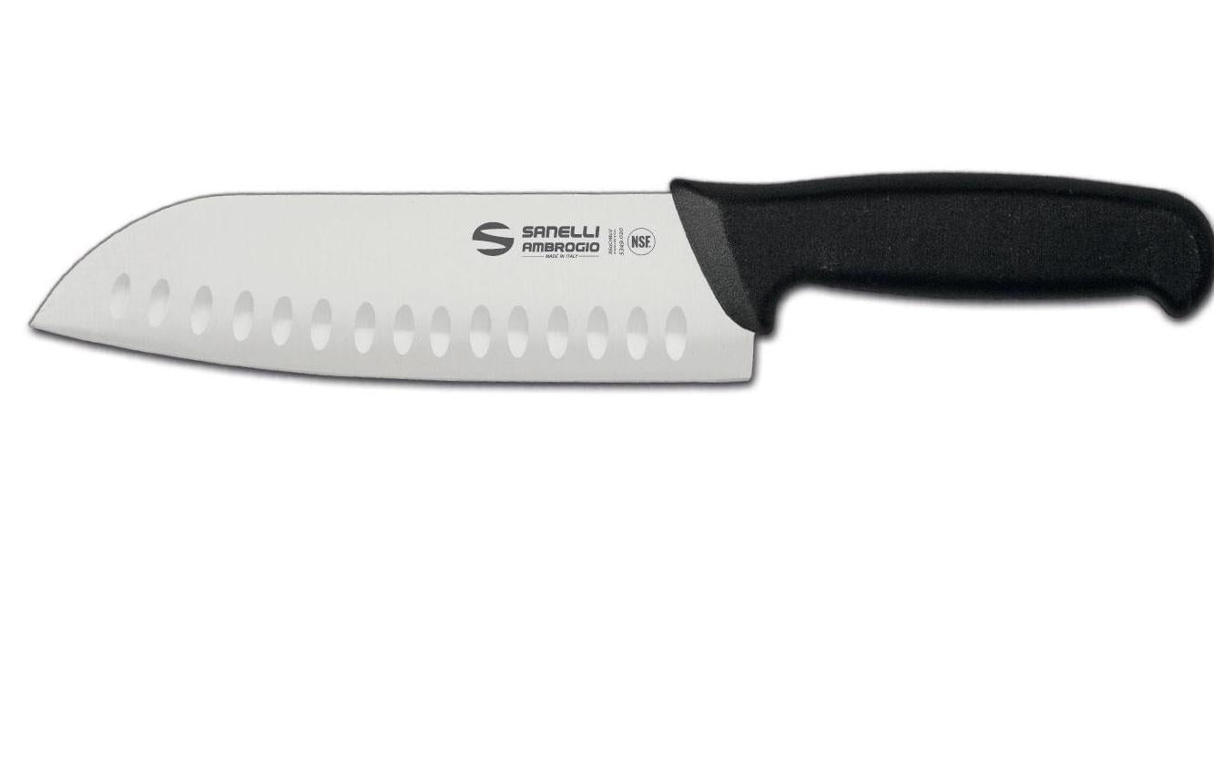 COLTELLO "SANTOKU" ALVEOLATO 18CM SUPRA