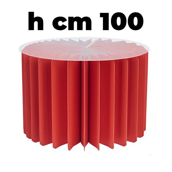COLONNA CARTA 180 GR40X100 ROSSO+PLAST TOP
