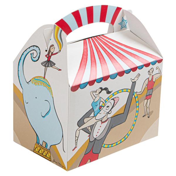 SCATOLE MENU BAMBINI'CIRCUS'15,50x10,50x17,50 CM CF=50PZ