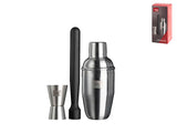 SET COCKTAIL VACU INACCIAIO INOX/PP 3PZ