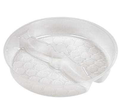 VASCHETTE INSERIBILI 2 SCOMPARTI 15X2.5 CM TRASP. CF 50 PZ