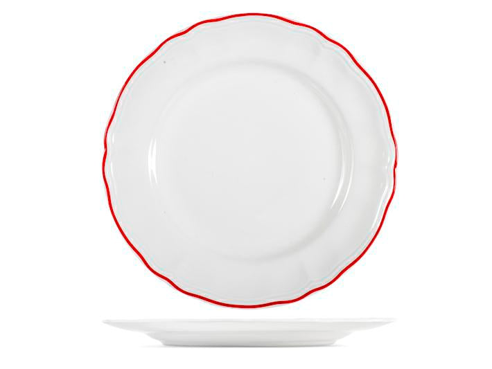 PIATTO STW GIADA PIANO CM27 BIANCO E ROSSO