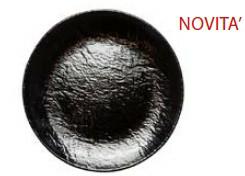 VASSOIO MELAM. TONDOCM 45X4,5 STONE AGE NERO