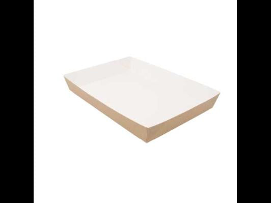 VASSOIO ALIMENTI "THE PACK" 203G 25,5X18X3.7 NATURAL CF=65PZ