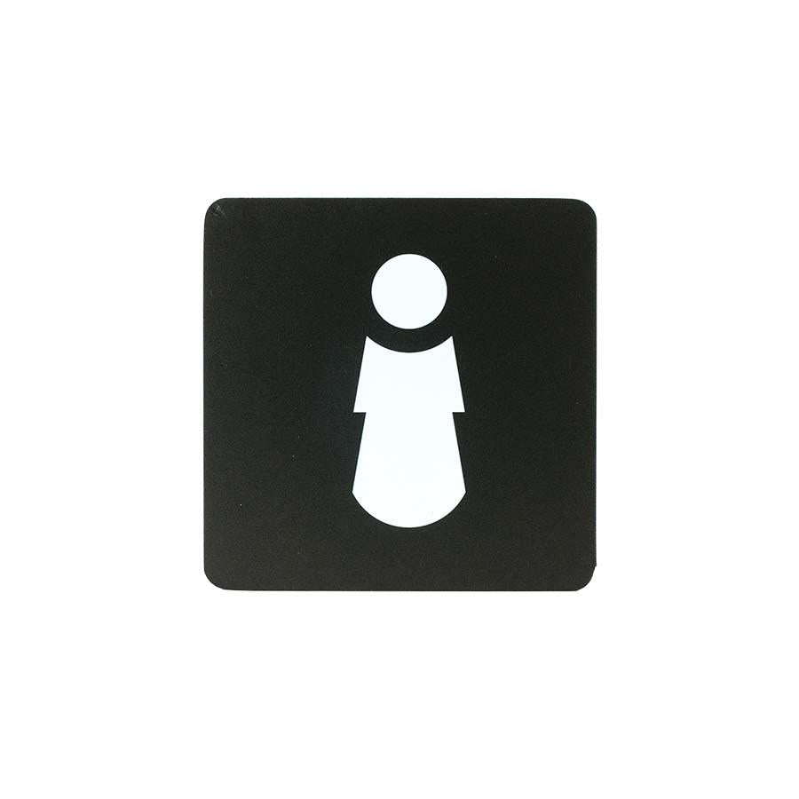 PITTOGRAMMA PVC NEROC/ST.BIANCA "DONNA"