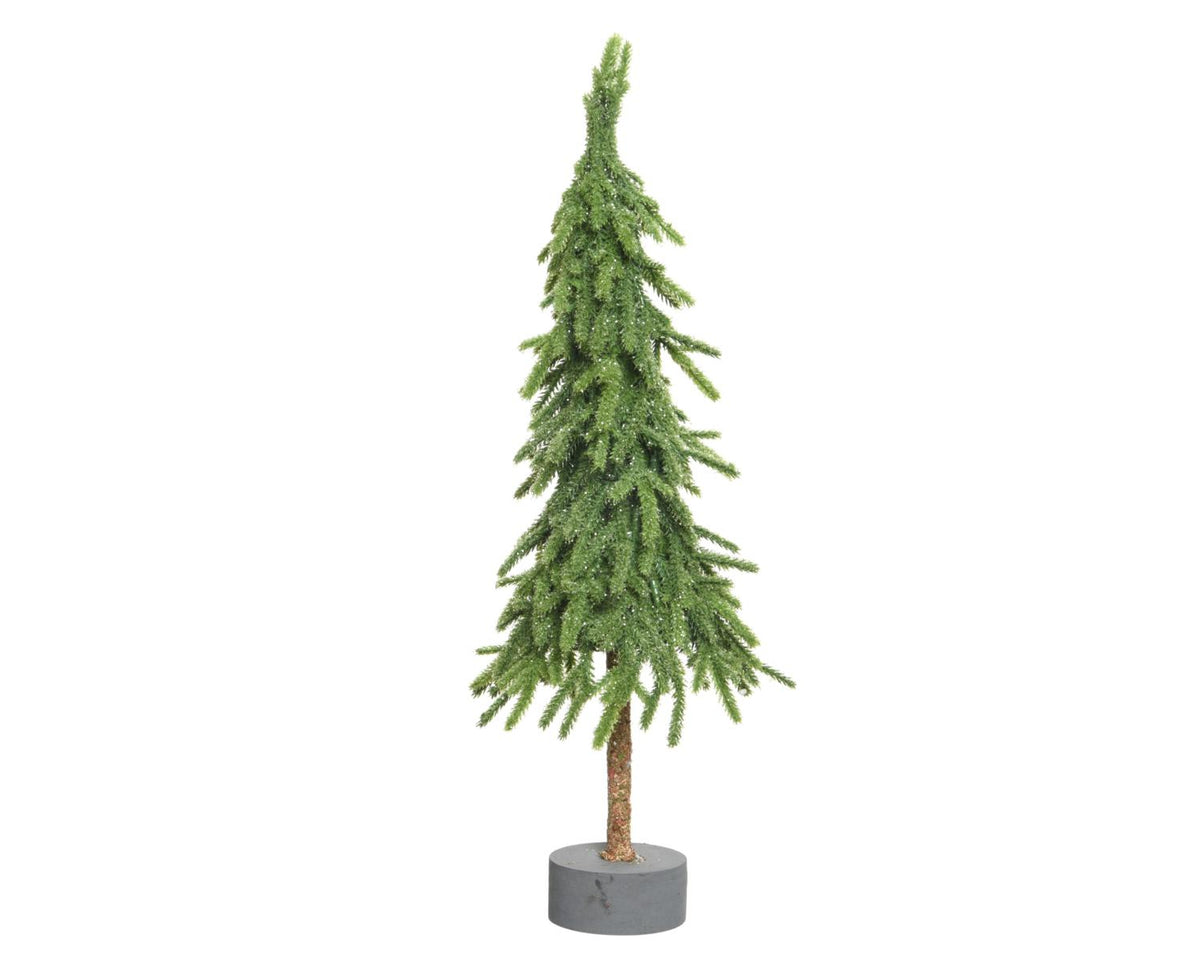 ALBERO MINI MERRY    GLITTER VERDE H60 D20CM