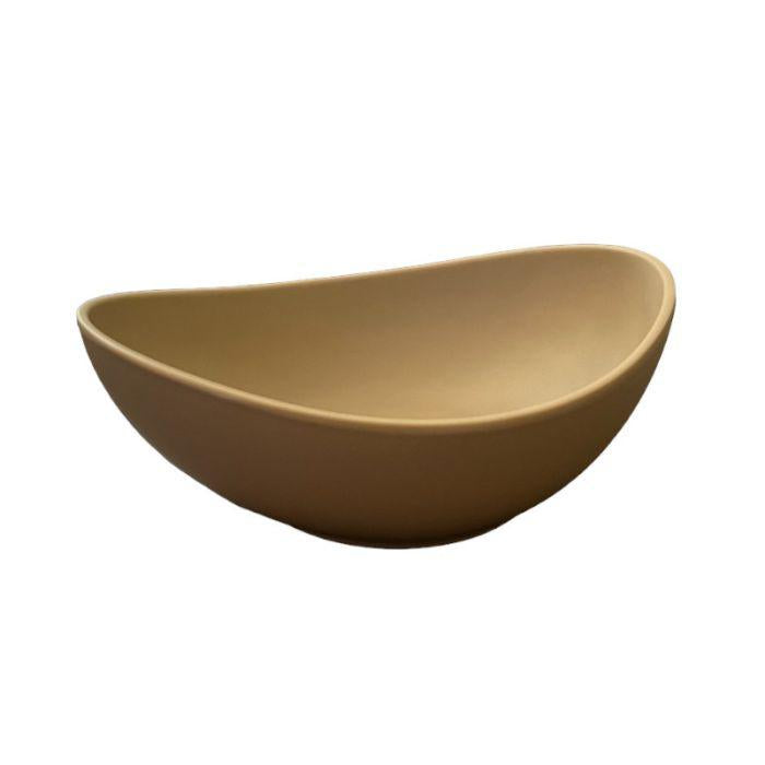 CIOTOLA OVALE MIS.180X1 H6,5 "SWING" MELAMINA BEIGE