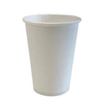 BICCHIERE 200ML BIANCO IN CARTONCINO+PE CF=50PZ