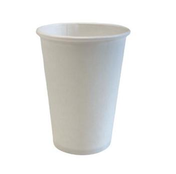 BICCHIERE 200ML BIANCO IN CARTONCINO+PE CF=50PZ