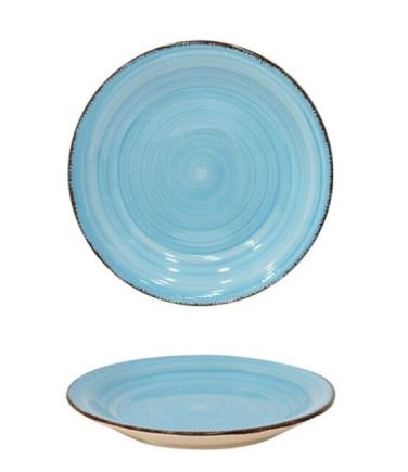 PIATTO PIANO DOLCE 19CM ZEN AZZURRO