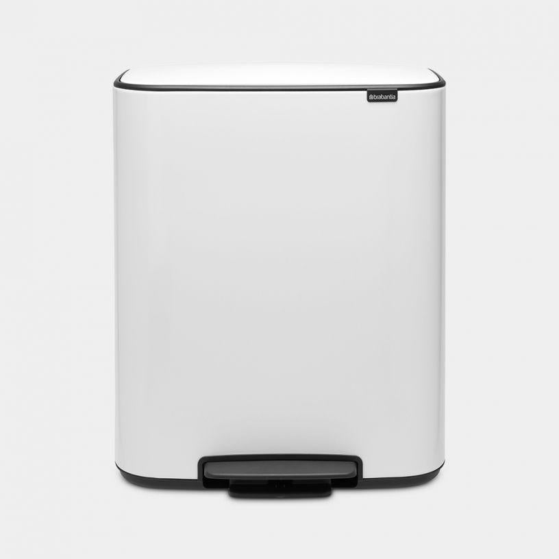 PATTUMIERA BO PEDAL BIN 60LT BIANCA