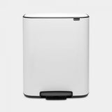 PATTUMIERA BO PEDAL BIN 60LT BIANCA