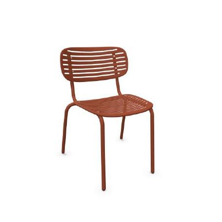 SEDIA MOM ROSSO ACERO