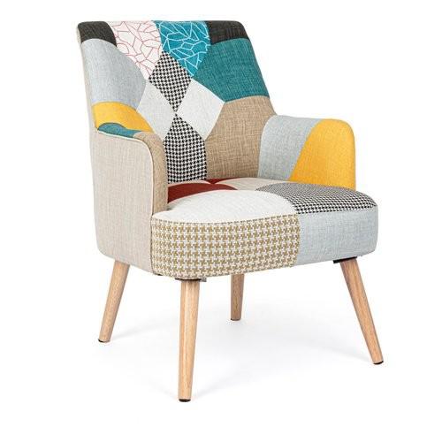 POLTRONA RAMONA 1P KD PATCHWORK