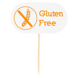 SPIEDINO "GLUTEN FREE" H8CM BIANCO LEGNO CF=100PZ