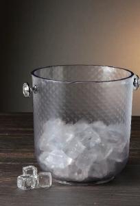 SECCHIELLO DIAMANTE C/COPERCHIO 4,5LT TRASPARENTE