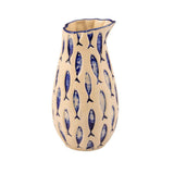THALASSIOS CARAFFA BIANCO/BLU DECORO RILIEVO 50CL STONEWARE