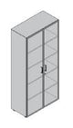 CONTENITORE ALTO DA 90 ANTA VETRO CON SERRA 90x45x196H