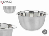 CIOTOLA IN ACCIAIO INOX CM 24 BOMBATA