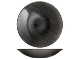 CENTROTAVOLA IN VETRO 40CM CHARM BLACK GLITTERATO
