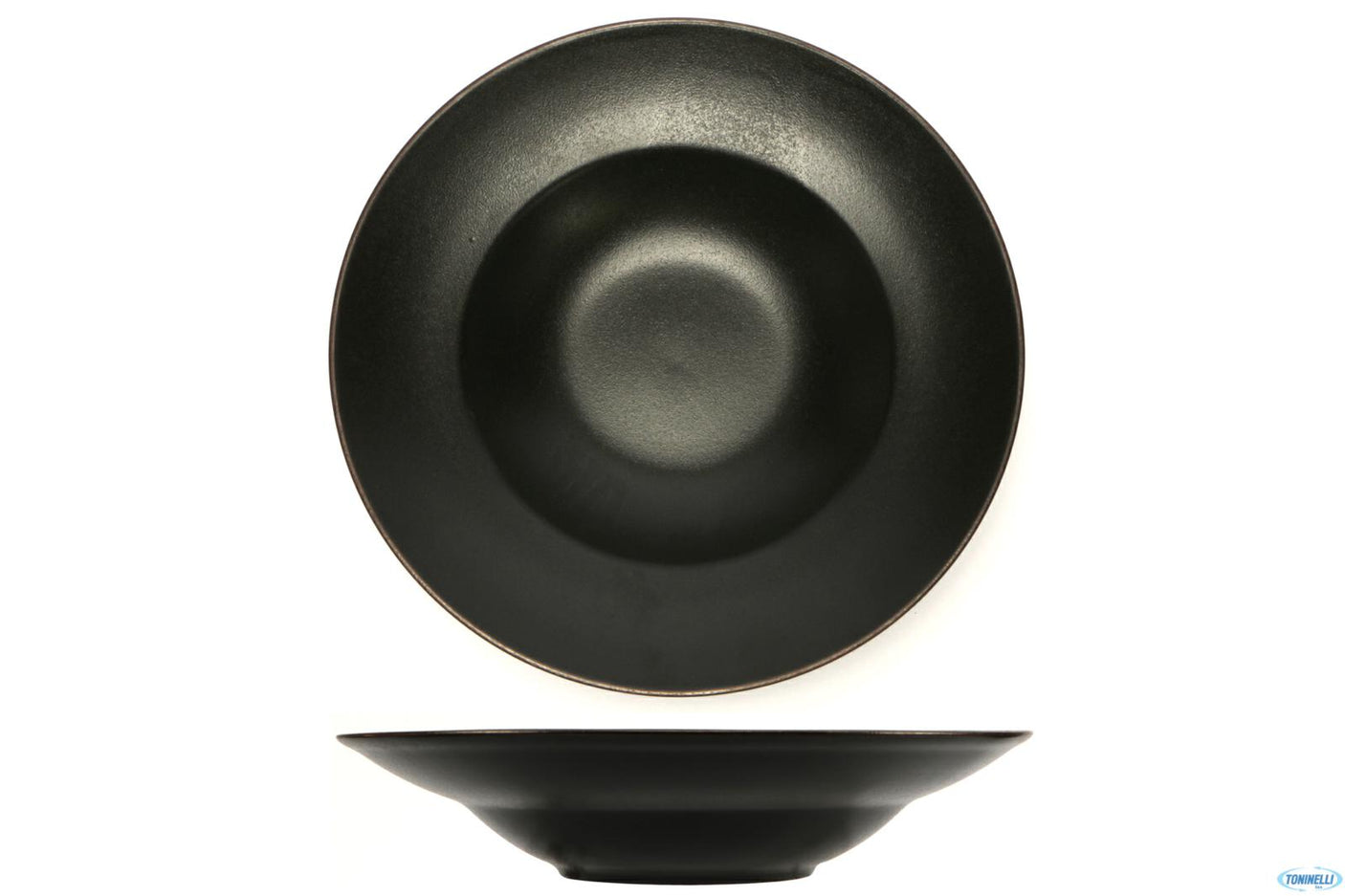 PIATTO PASTA CM.27,5STROMBOLI NERO
