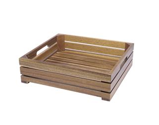 E.BUFFET ACACIA CASSETTA LISTELLO GN 2/3 H.10