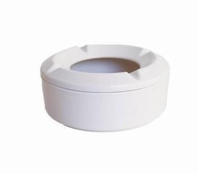 POSACENERE MELAMINA BIANCO CM.10X3