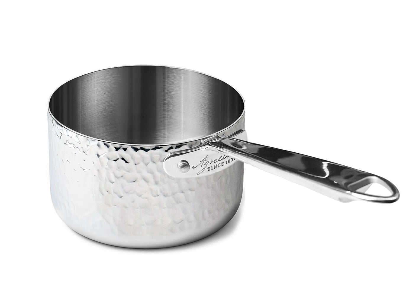 CASSERUOLA ALTA ALUINOX MARTELLATO 3PLY 1/M CM16X12