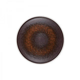 PIATTO PANE "ESTIA" RUGGINE DIAM.18CM PORCELLANA