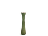 CANDELIERE VETRO VERDE MAT 31CM
