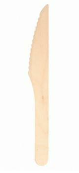 COLTELLO "MAKAN" 16,4CM NATURALE LEGNO CF=100PZ