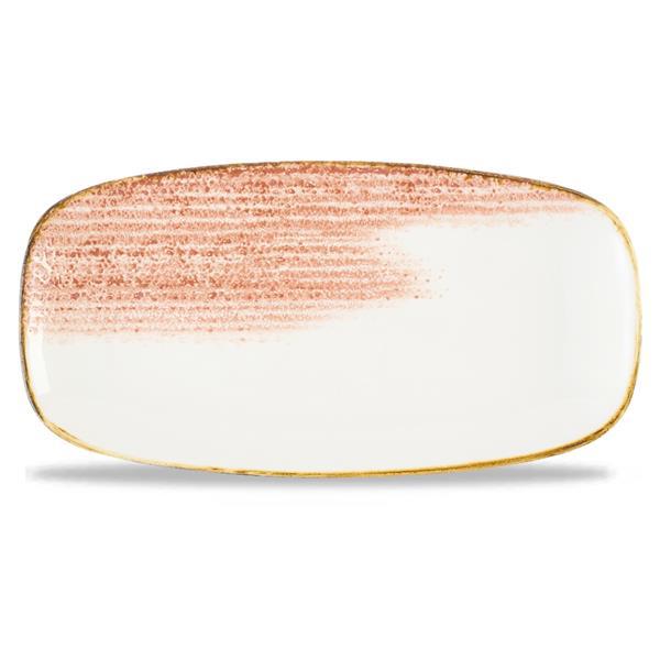 VASSOIO RETT.36X19CMSPUN ACC.CORAL CHURCHILL