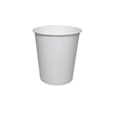 BICCHIERE 80ML BIANCO CARTONCINO+PE CF=50PZ