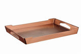 VASSOIO DIAMANTE CAPRI 51X35X5 RAME