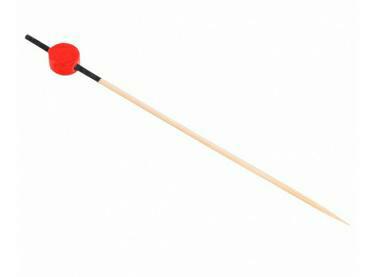 SPIEDINO "PERLA" H12CM BAMBOO ROSSA/NERO CF=100PZ