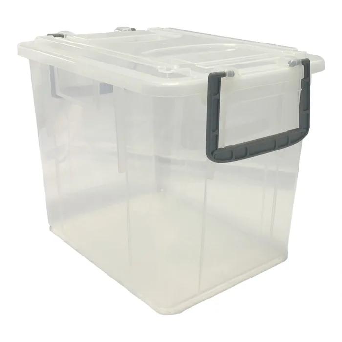 FOOD BOX CON COPERCHIO 38X28xh30 LT.20 TRASP