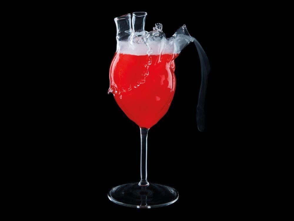 BICCHIERE A FORMA DI CUORE 400ML