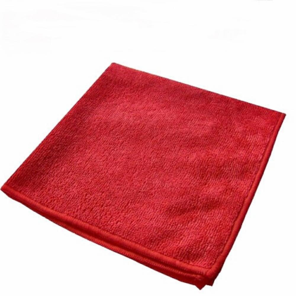 PANNO PULIZIA 38X40 ROSSO MICROFIBRA