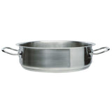 CASSERUOLA BASSA 2/MLT.20D.50 H.10 - ACCIAIO INOX