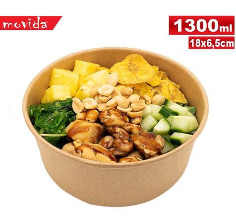 INSALATIERA AVANA 1300ML DIAM.18X6.5CM CF=25PZ
