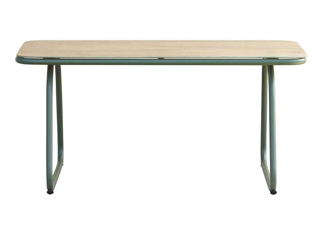SALOTTO 'TINOS', DUE POLTRONE UN DIVANO E UN TAVOLINO-VERDE