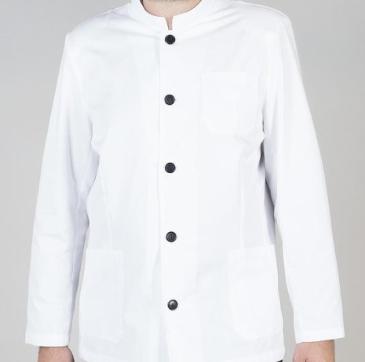 GIACCA UOMO CON COLLETTO BIANCA