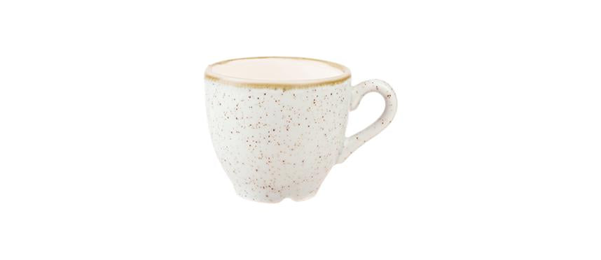 TAZZA CAFFE' 10CL STONECAST BIANCA CHURCHILL
