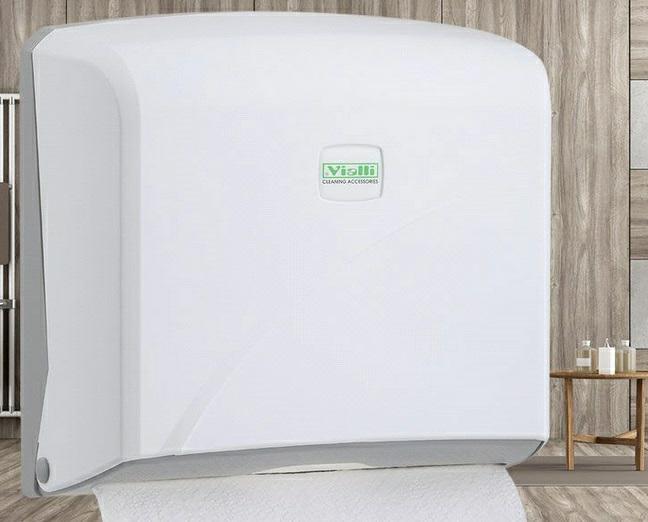 DISPENSER ASCIUGAMANI PIEGATI "Z" 200FF ABS BIANCO
