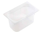 BACINELLA POLIPROPILENE 1/4 H200 DIM.265X162MM